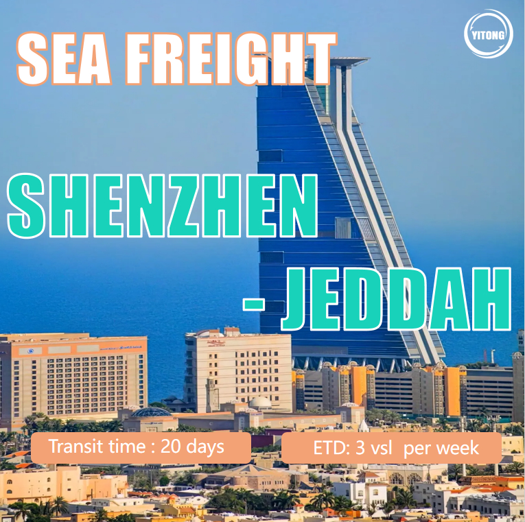 Sea Cargo From Shenzhen To Jeddah, Saudi Arabia