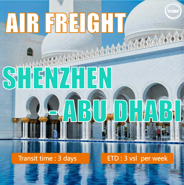Air Freight Shipping From Shenzhen To Abu Dhabi AUH